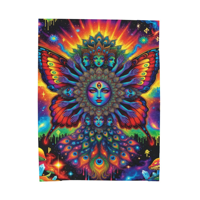 PSYCHEDELIC GODDESFLY Trippy Blanket