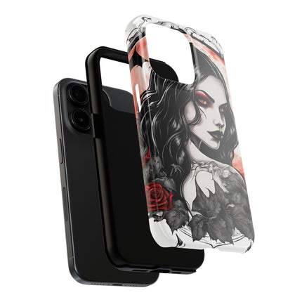 VAMPIRESS UNDER THE BLOOD MOON Phone Case