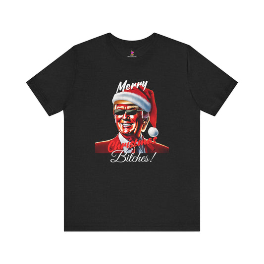 President Donald Trump Santa Claus Christmas Shirt, Funny MAGA Holiday Season Winter Tee, American Loving Patriot Gift Wear