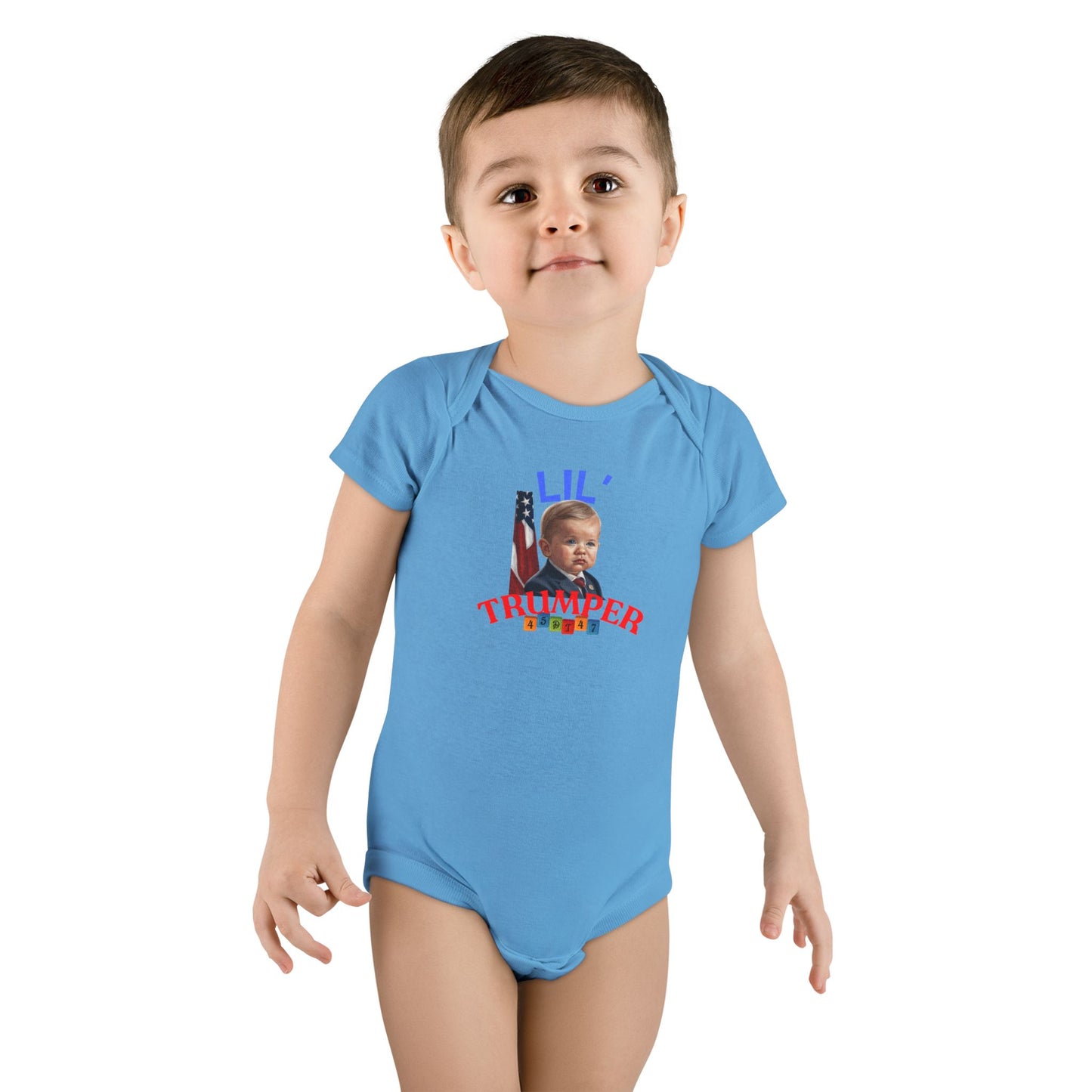 Baby Onesie, Lil Trumper President Trump Supporter Baby Onesie, Trump Baby Outfit, Political Supporter Onesie, Patriotic Baby Clothes,