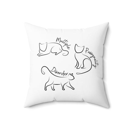 MULTIPLE P**SYNALITY (PERSONALITY) DISORDER Cat Lovers Pillow
