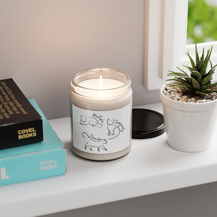 MULTIPLE P**SYNALITY DISORDER (White Label) Cat Lovers Candle
