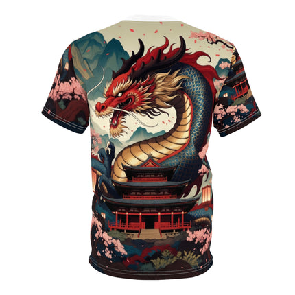 JAPANESE DRAGON SHRINE —  All-Over Print T-Shirt