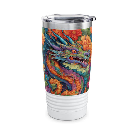 JAPANESE DRAGON FLORAL Tumbler