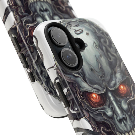 TENTACLED METAL ALIEN SKULL Phone Case