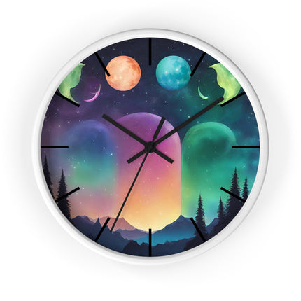 MOONLIGHT HILLS Wall Clock
