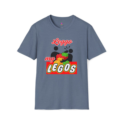 LEGGO MY LEGOS Spoof T-Shirt - Funny 90s Eggo Waffles Parody Tee