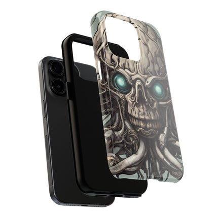 ALIEN IRON TENTACLED SKULL Phone Case