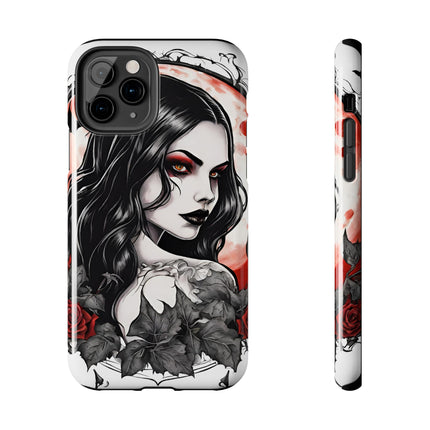 VAMPIRESS UNDER THE BLOOD MOON Phone Case
