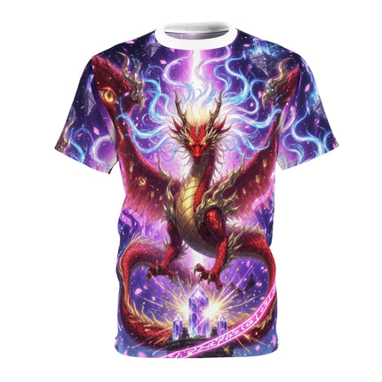 JAPANESE SOUL DRAGON SPIRIT All-Over Print Tee — Mystic Crystal Fantasy Shirt