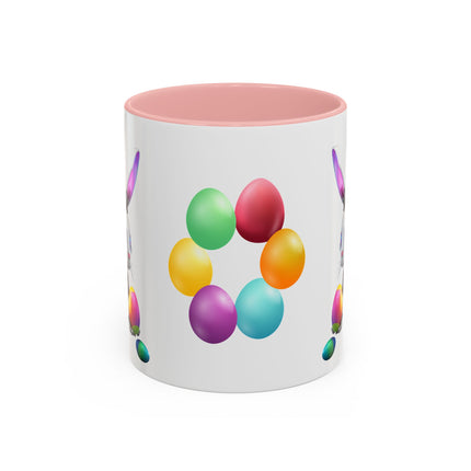 Mechanical EASTER RAB-BOT, Colorful Robotic Rabbit Coffee Cup