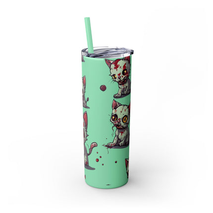 ZOMBIE KITTIES Skinny Tumbler - Mutated Kitten Zombies Insulated Cup
