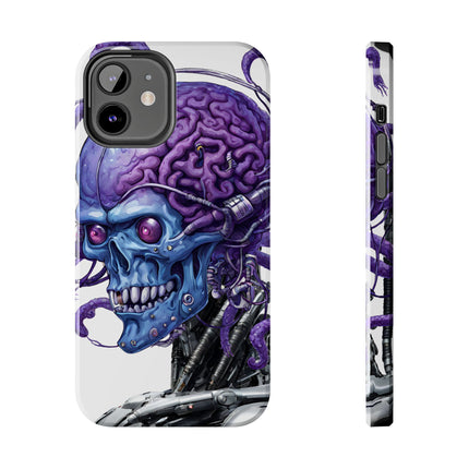 BLUE ALIEN SKULL Phone Case