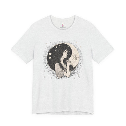 MOON GODDESS T-Shirt - Mystical Lunar Feminine Divine Art Tee