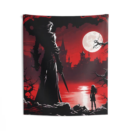 A NEW LEGACY OF BLOOD BEGINS Video Game Inspired Art Tapestry