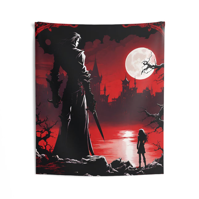 A NEW LEGACY OF BLOOD BEGINS Video Game Inspired Art Tapestry