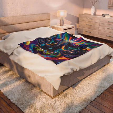 KING OF THE MAMMALVERSE Psychedelic Blanket