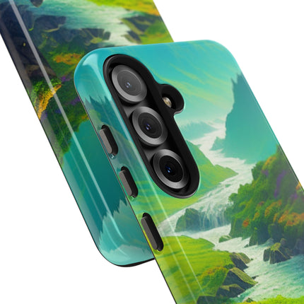 RIVER SPRING FLOWER VALLEY Phone Case