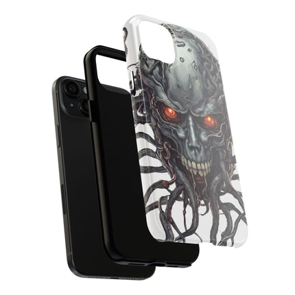TENTACLED METAL ALIEN SKULL Phone Case