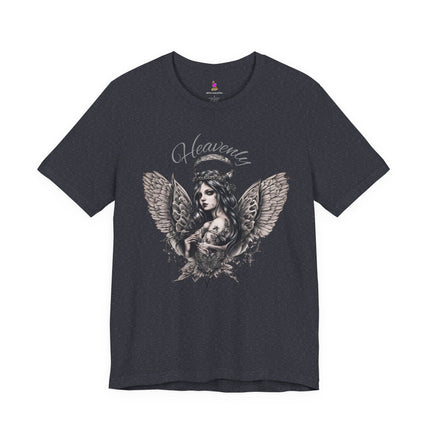 HEAVENLY Butterfly Winged Angel T-Shirt - Beautiful Spiritual Art Tee