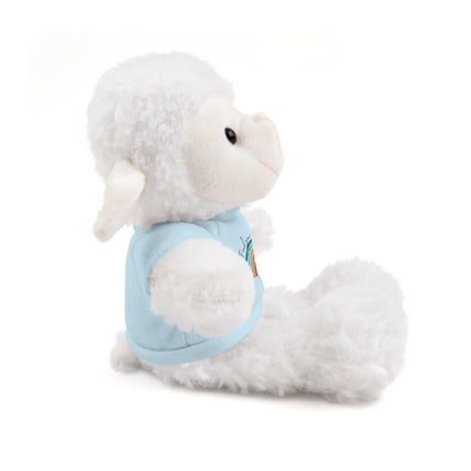 FIND YOUR INNER HAPPY PLACE Inspirational Rainbow Stuffed Animal