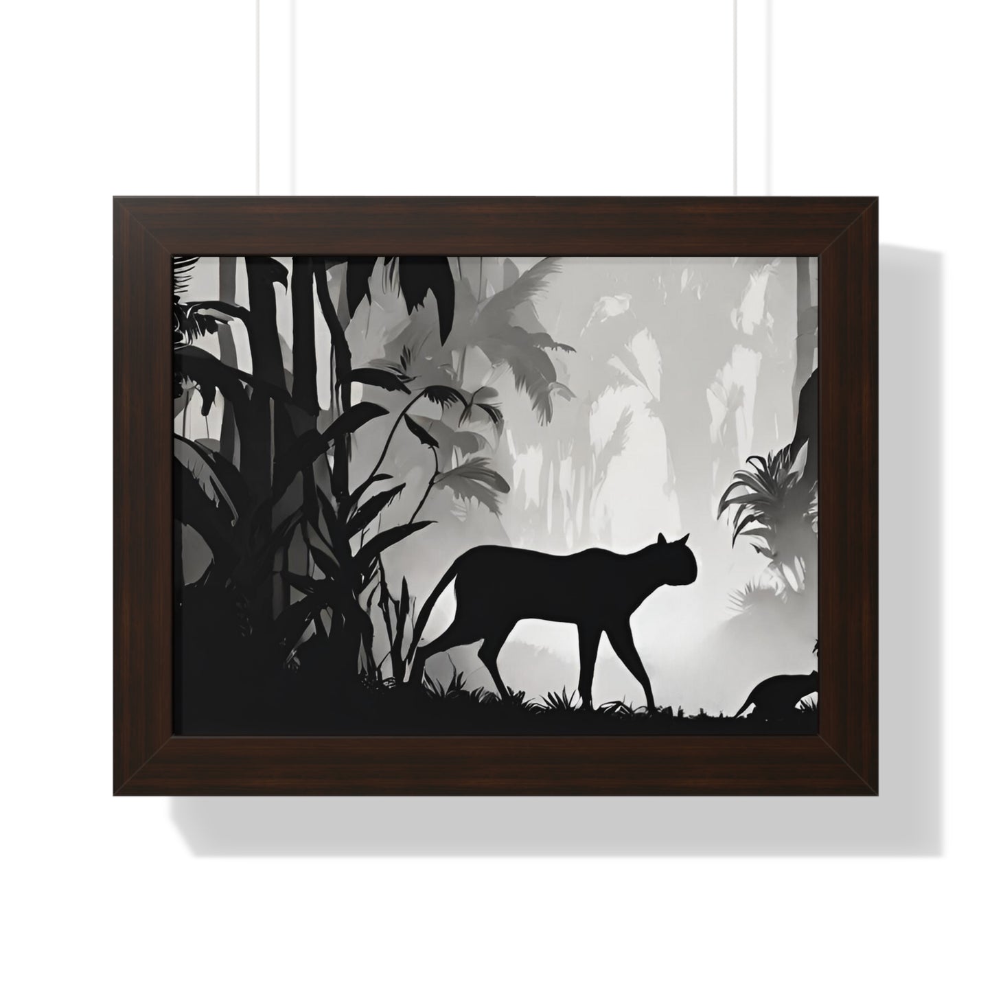 Animal Wall Art, Cheetah Picture, Leopard Print, Wild Animal Print, Predator Shadow Wall Hanging, Jungle Image, Living Room Poster, Scenery
