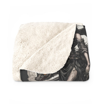 SHAPESHIFTING DRAGON Woman Fleece Blanket