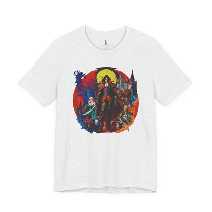 ALIGNED UNDER THE LIGHT OF THE MOON Video Game Inspired T-Shirt - Lunar Gaming Art Tee