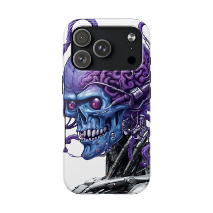 BLUE ALIEN SKULL Phone Case