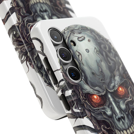 TENTACLED METAL ALIEN SKULL Phone Case