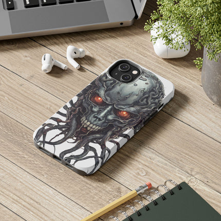 TENTACLED METAL ALIEN SKULL Phone Case