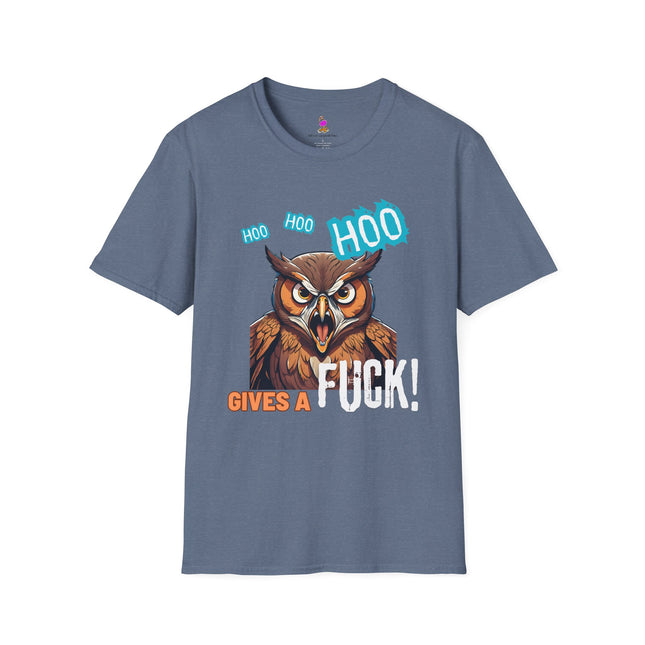 HOO GIVES A F**K! Funny Hoot Owl T-Shirt