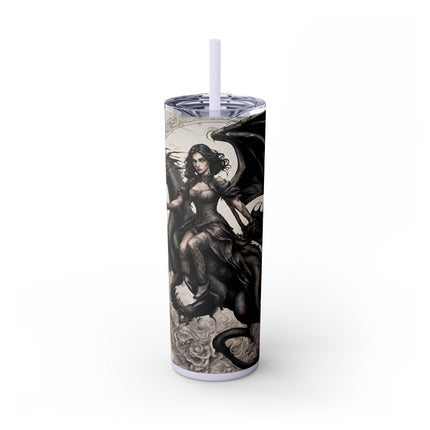 GOTHIC MEDIEVAL UNDEAD BEAUTY DARK FANTASY DRAGON Tumbler