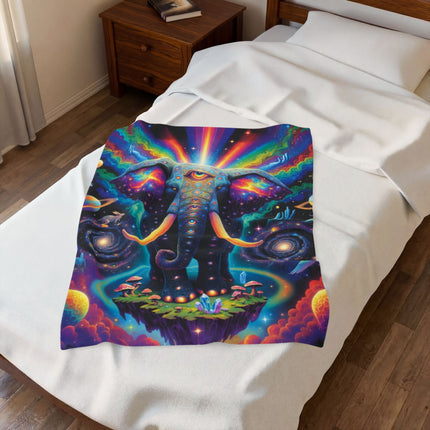 KING OF THE MAMMALVERSE Psychedelic Blanket