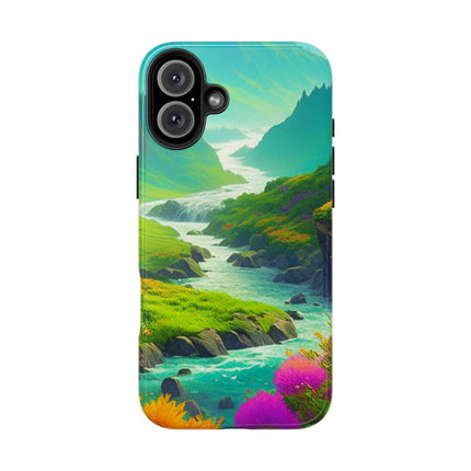 RIVER SPRING FLOWER VALLEY Phone Case