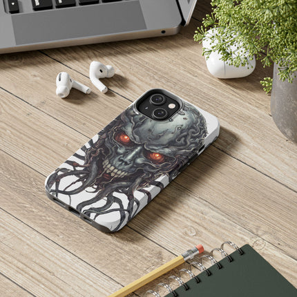 TENTACLED METAL ALIEN SKULL Phone Case