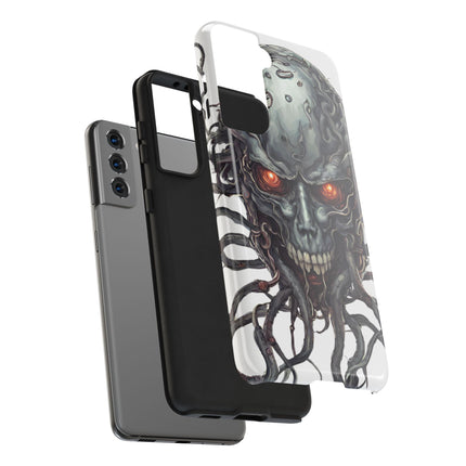 TENTACLED METAL ALIEN SKULL Phone Case