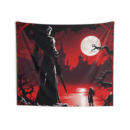 A NEW LEGACY OF BLOOD BEGINS Video Game Inspired Art Tapestry