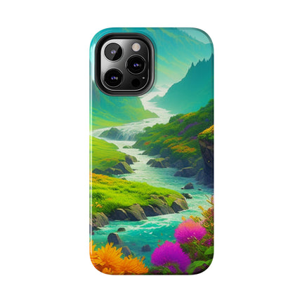 RIVER SPRING FLOWER VALLEY Phone Case