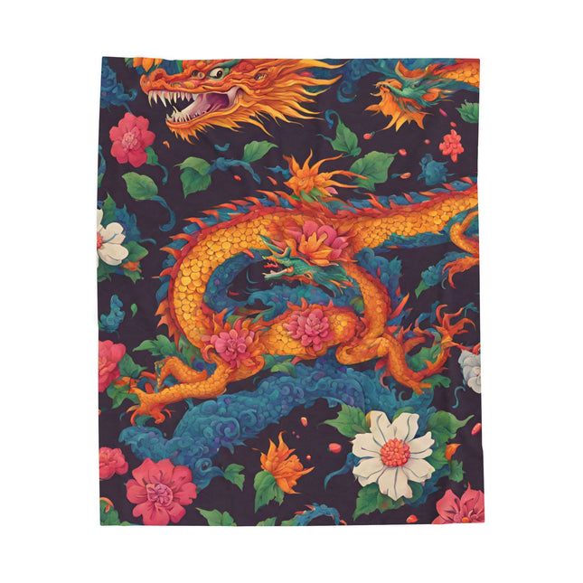 JAPANESE DRAGON FLOWER Blanket