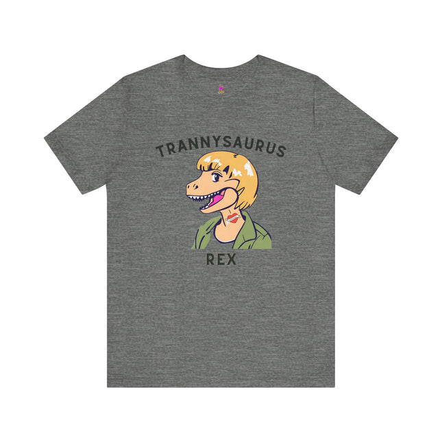TRANNYSAURUS REX T-Shirt - Funny Dinosaur Parody Humor Tee