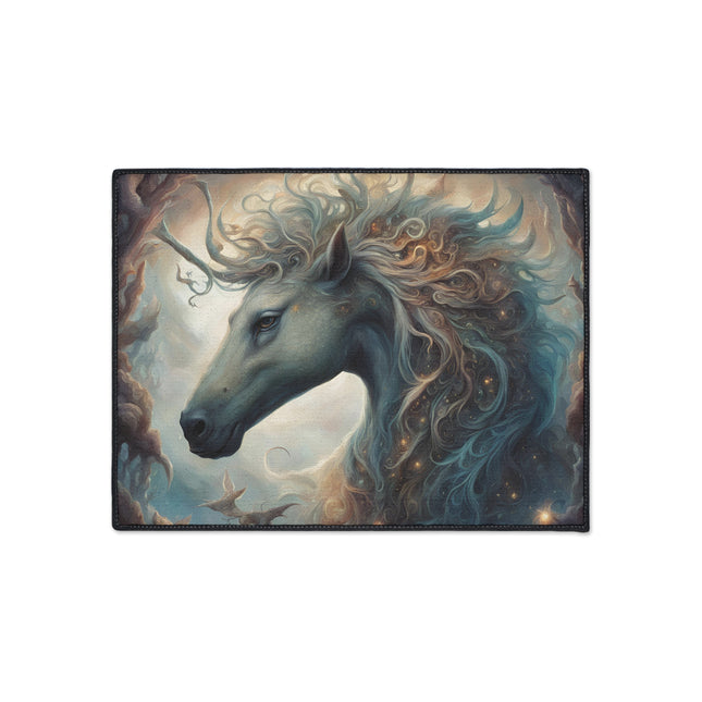 Majestic Myths Car Mats (Set of 4) | Mythological Stallion Horse Automobile Accessories | Front & Rear Mystic Steed Floor Auto Truck Gift