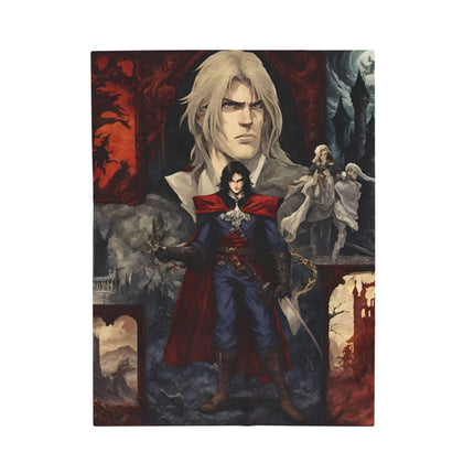 A LEGEND APPEARS IN THE LEGACY OF HIS FATHER Video Game Inspired Collage Blanket