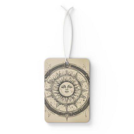 Wiccan Solar Sun Wheel Car Air Freshener