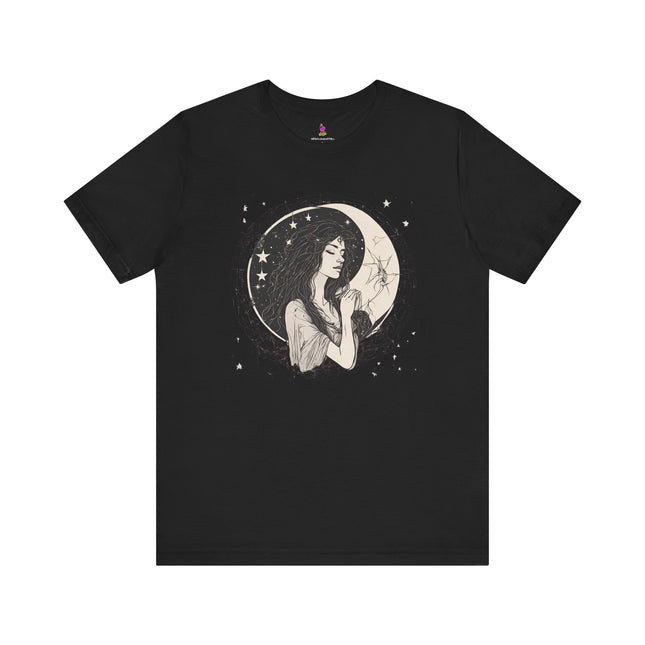 MOON GODDESS T-Shirt - Mystical Lunar Feminine Divine Art Tee