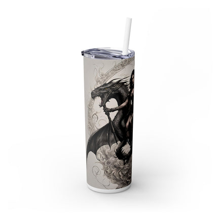 GOTHIC MEDIEVAL UNDEAD BEAUTY DARK FANTASY DRAGON Tumbler