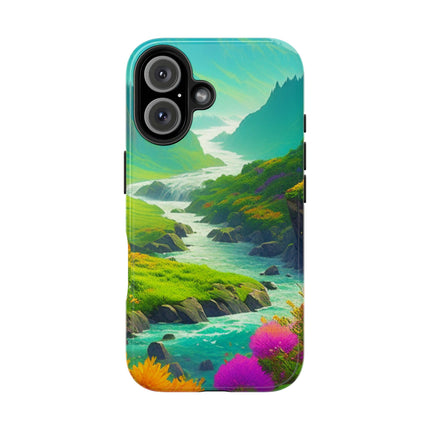 RIVER SPRING FLOWER VALLEY Phone Case