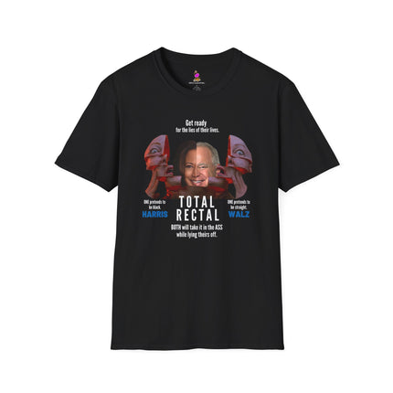 TOTAL RECTAL (Version 2) HARRIS WALZ Total Recall 90's Spoof Movie Shirt