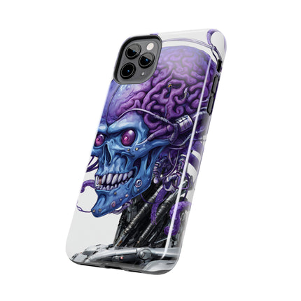 BLUE ALIEN SKULL Phone Case