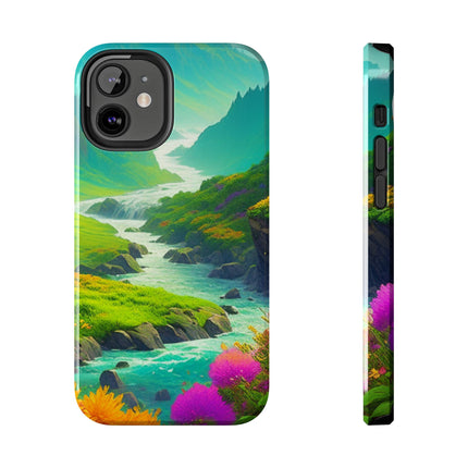 RIVER SPRING FLOWER VALLEY Phone Case